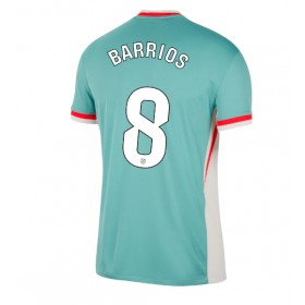 Atletico Madrid Pablo Barrios #8 Borte skjorte 2024-25 Kortermet